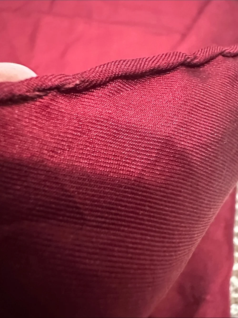 18x18.5 Women’s Solid Wine Square Scarf - Lightweight Wrap